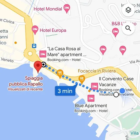 公寓 Elegant House By The Sea - 50 Meters From The ,near Portofino *