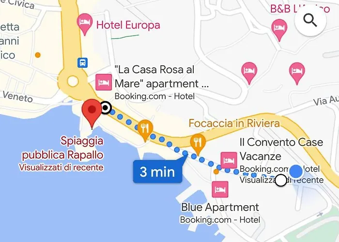 Apartment Elegant House By The Sea - 50 Meters From The ,near Portofino *